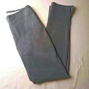 Calvin Klein Pull-On Pants Cropped Size S Grey Blue Color Mid Rise Casual Office